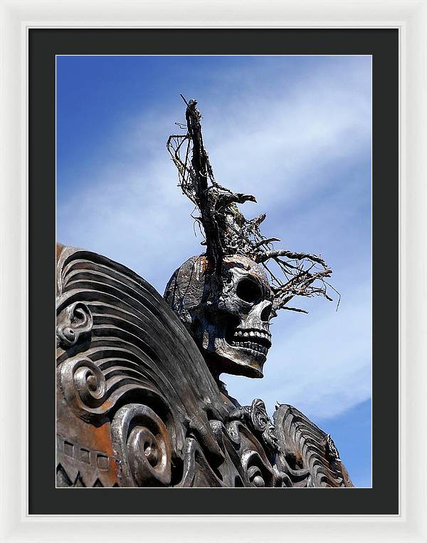Skull Warrior - Framed Print - Fry1Productions