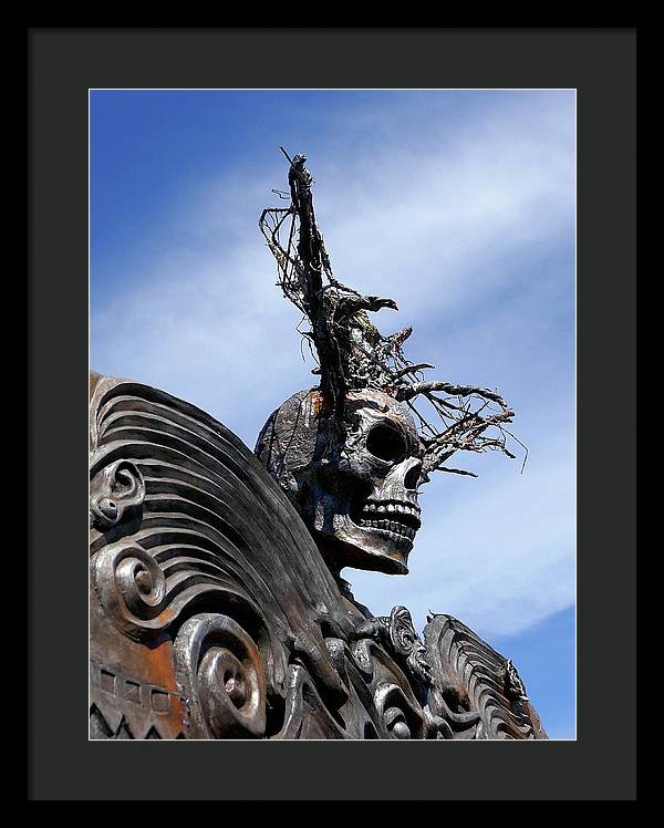 Skull Warrior - Framed Print - Fry1Productions