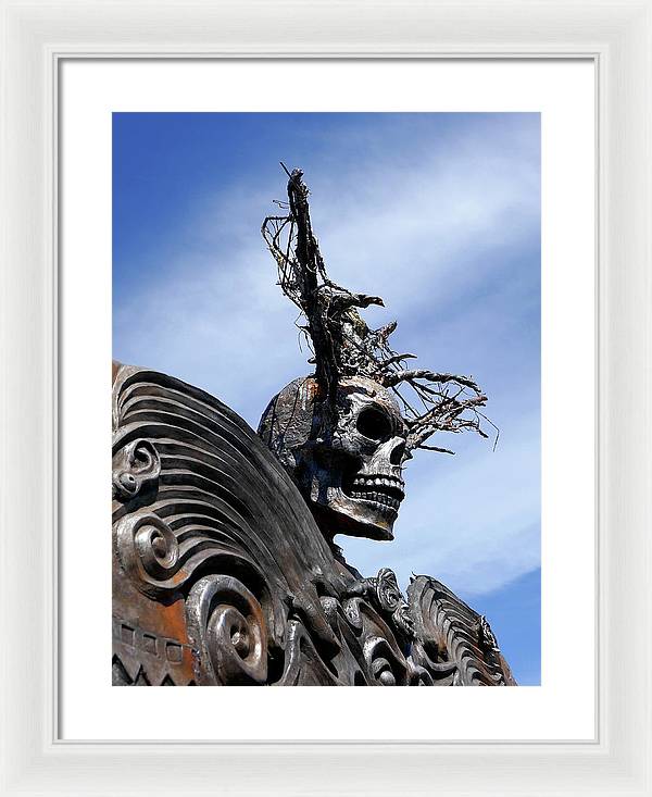 Skull Warrior - Framed Print - Fry1Productions