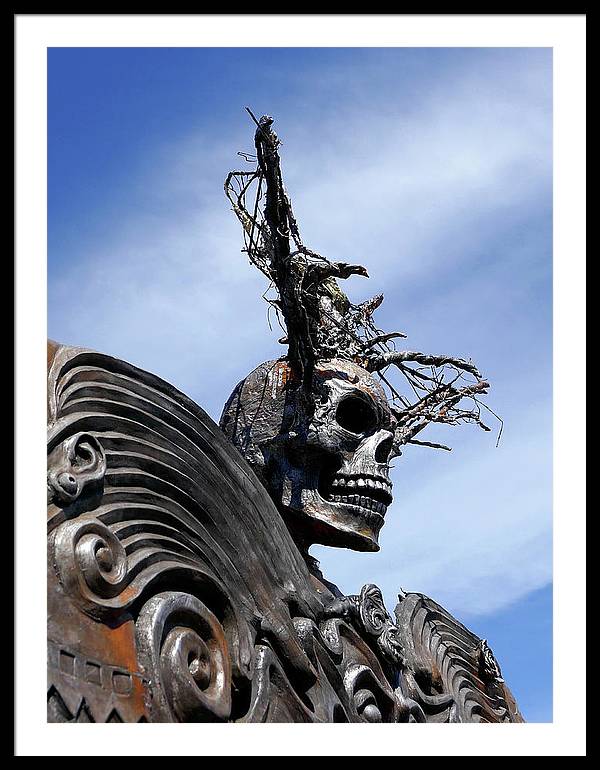 Skull Warrior - Framed Print - Fry1Productions