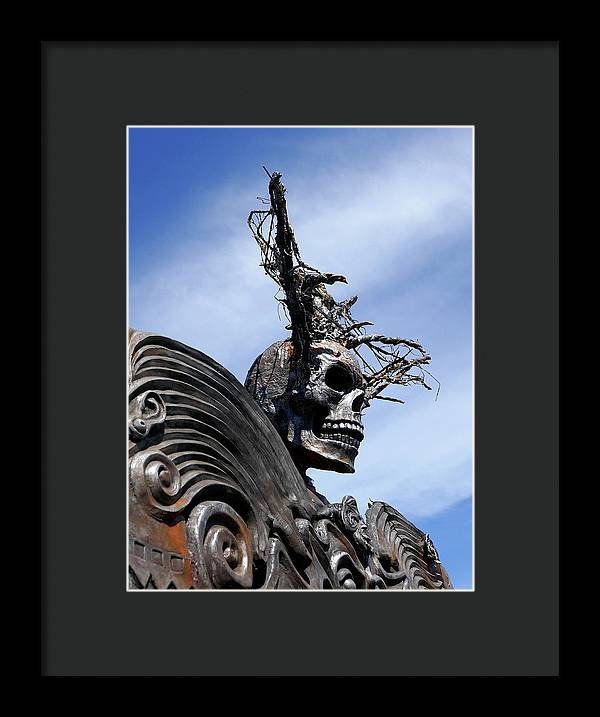 Skull Warrior - Framed Print - Fry1Productions