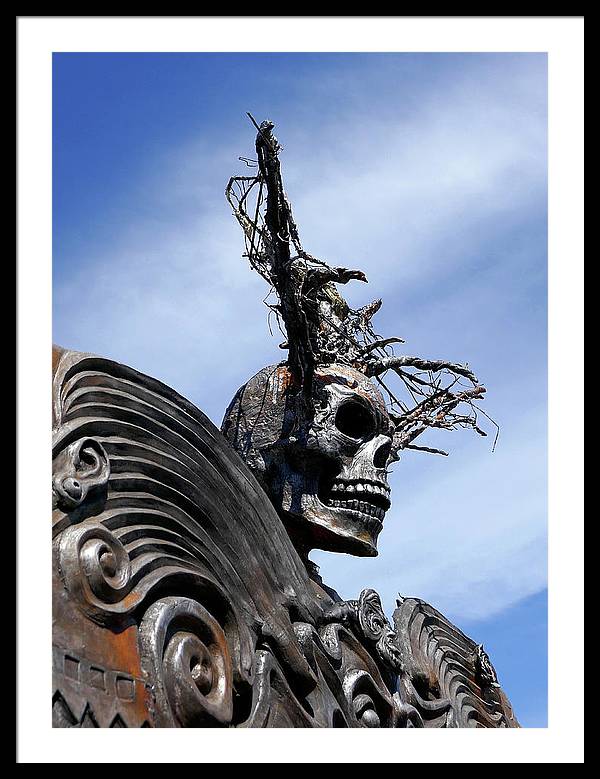 Skull Warrior - Framed Print - Fry1Productions