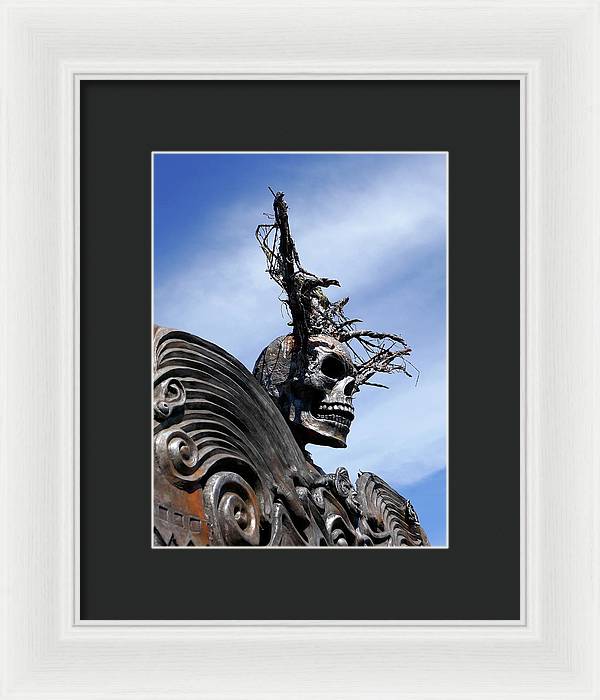 Skull Warrior - Framed Print - Fry1Productions