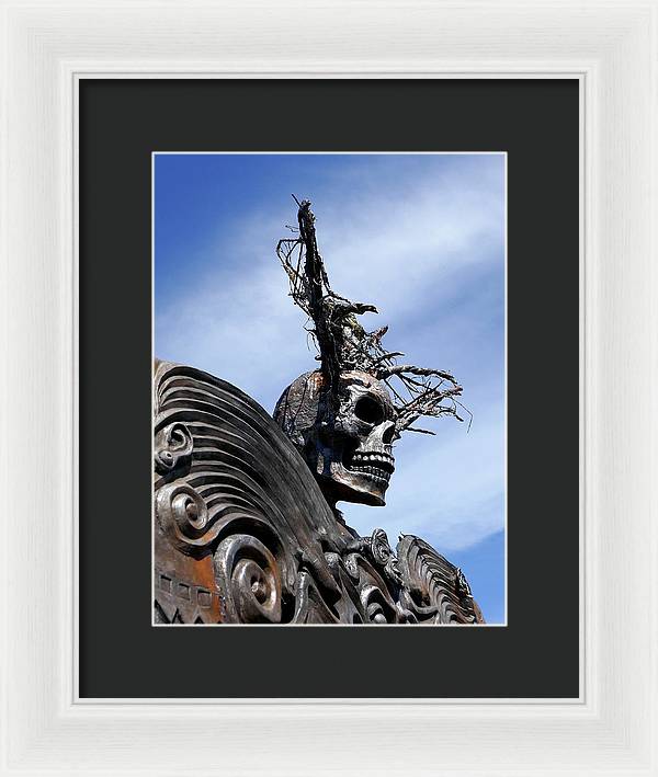 Skull Warrior - Framed Print - Fry1Productions