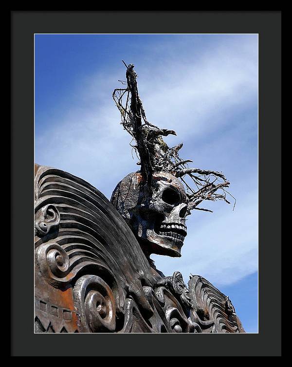 Skull Warrior - Framed Print - Fry1Productions