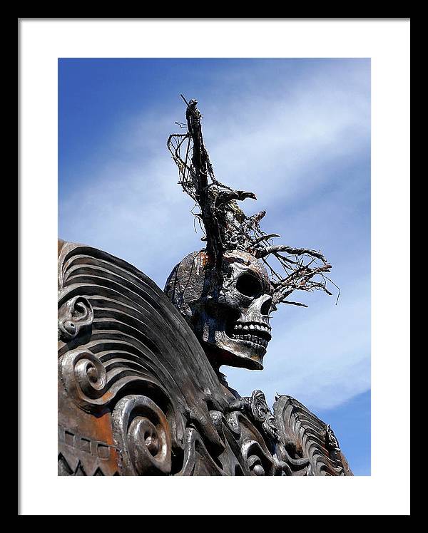 Skull Warrior - Framed Print - Fry1Productions