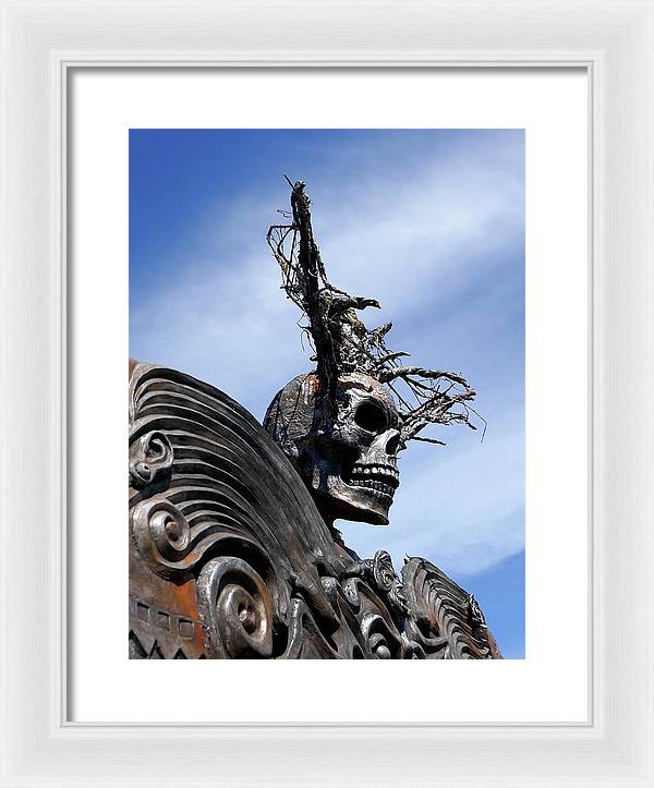 Skull Warrior - Framed Print - Fry1Productions