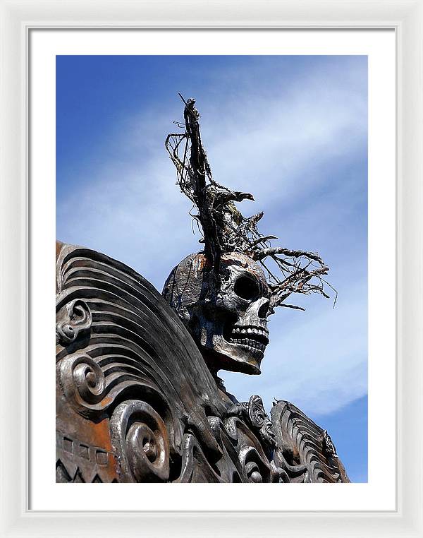 Skull Warrior - Framed Print - Fry1Productions