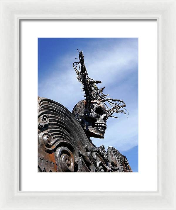 Skull Warrior - Framed Print - Fry1Productions