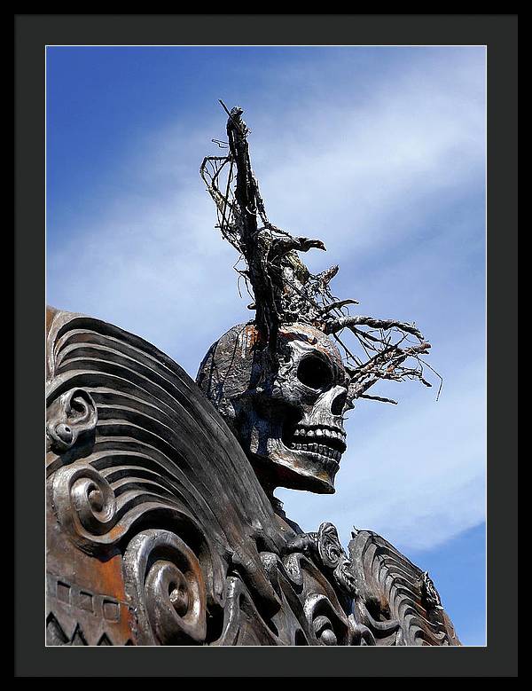 Skull Warrior - Framed Print - Fry1Productions