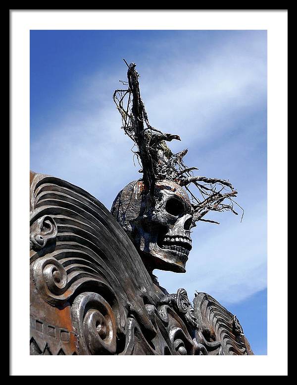 Skull Warrior - Framed Print - Fry1Productions