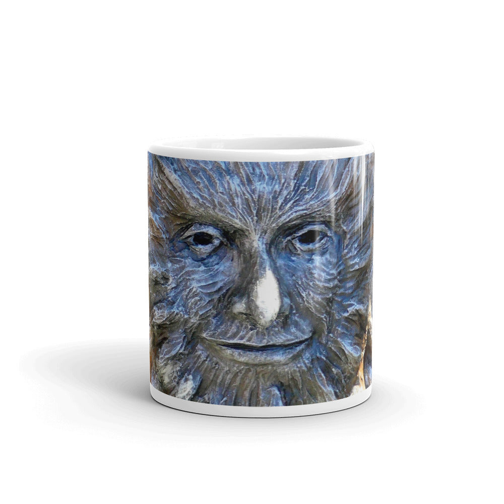 Sun God - 11 oz Ceramic white glossy mug - Fry1Productions