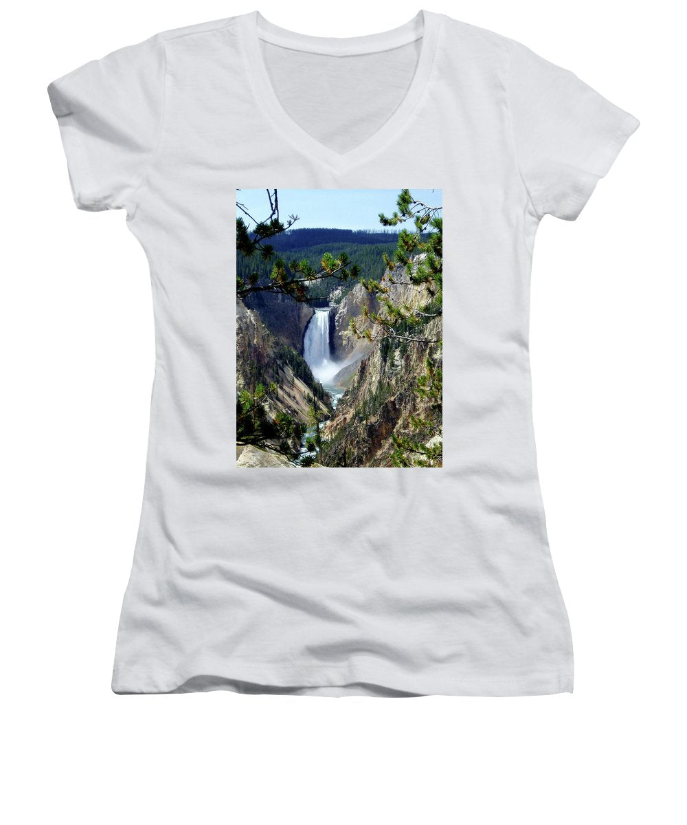"Yellowstone's Splendor" - Women's V-Neck - Fry1Productions