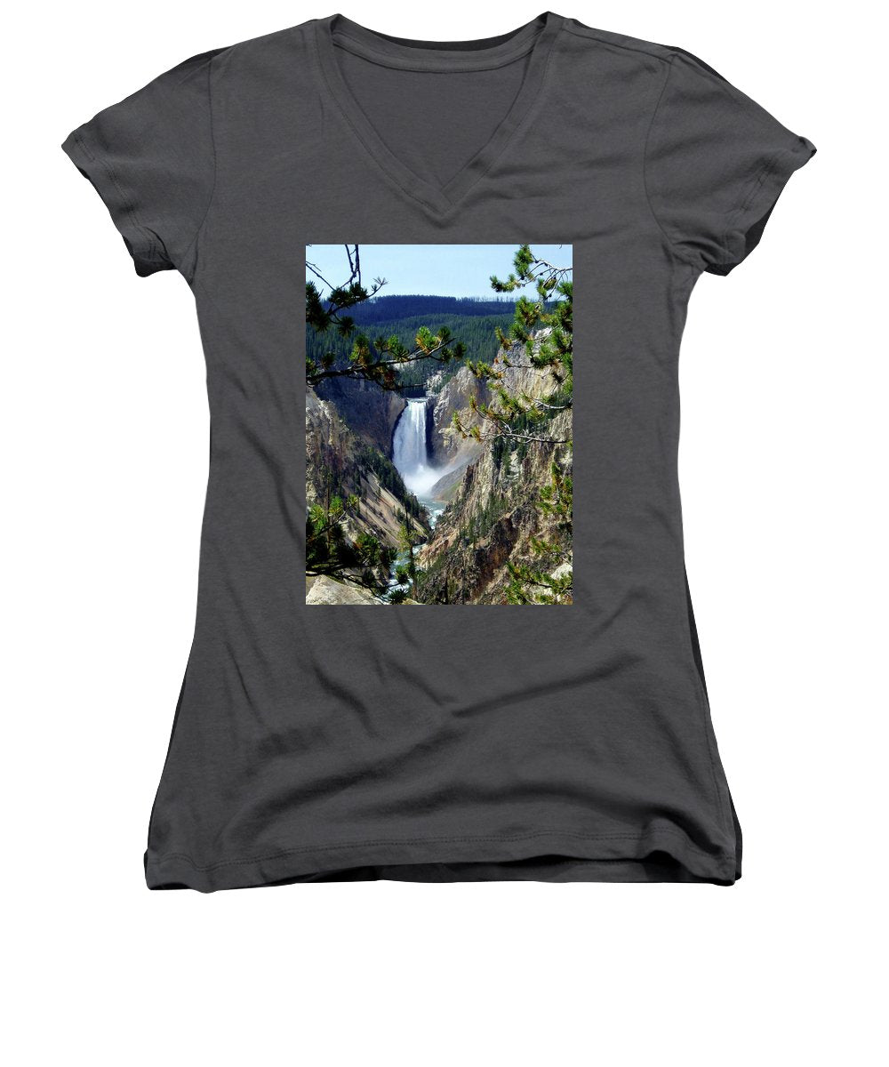 "Yellowstone's Splendor" - Women's V-Neck - Fry1Productions