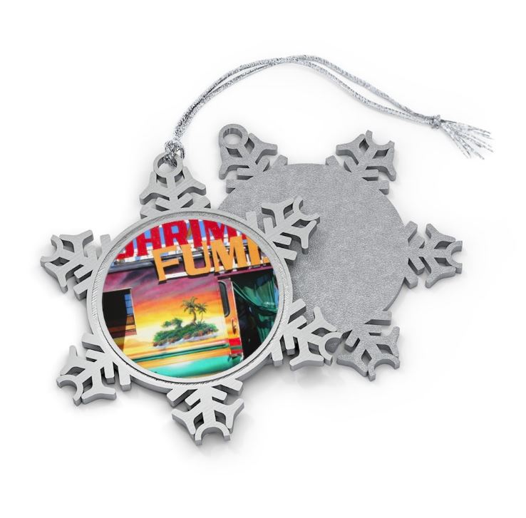Pewter Snowflake Ornament