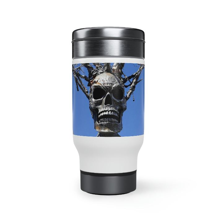 Stainless Steel Travel Mug with Handle, 14oz
