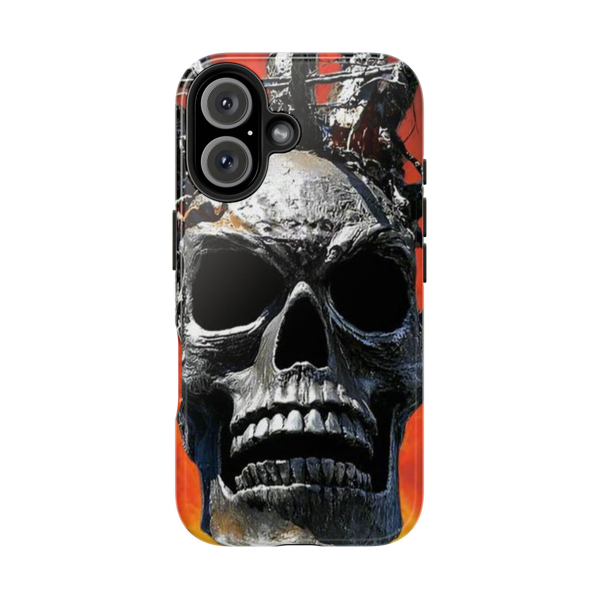 Skull Warrior Inferno Stare (v1) - Tough Phone Cases