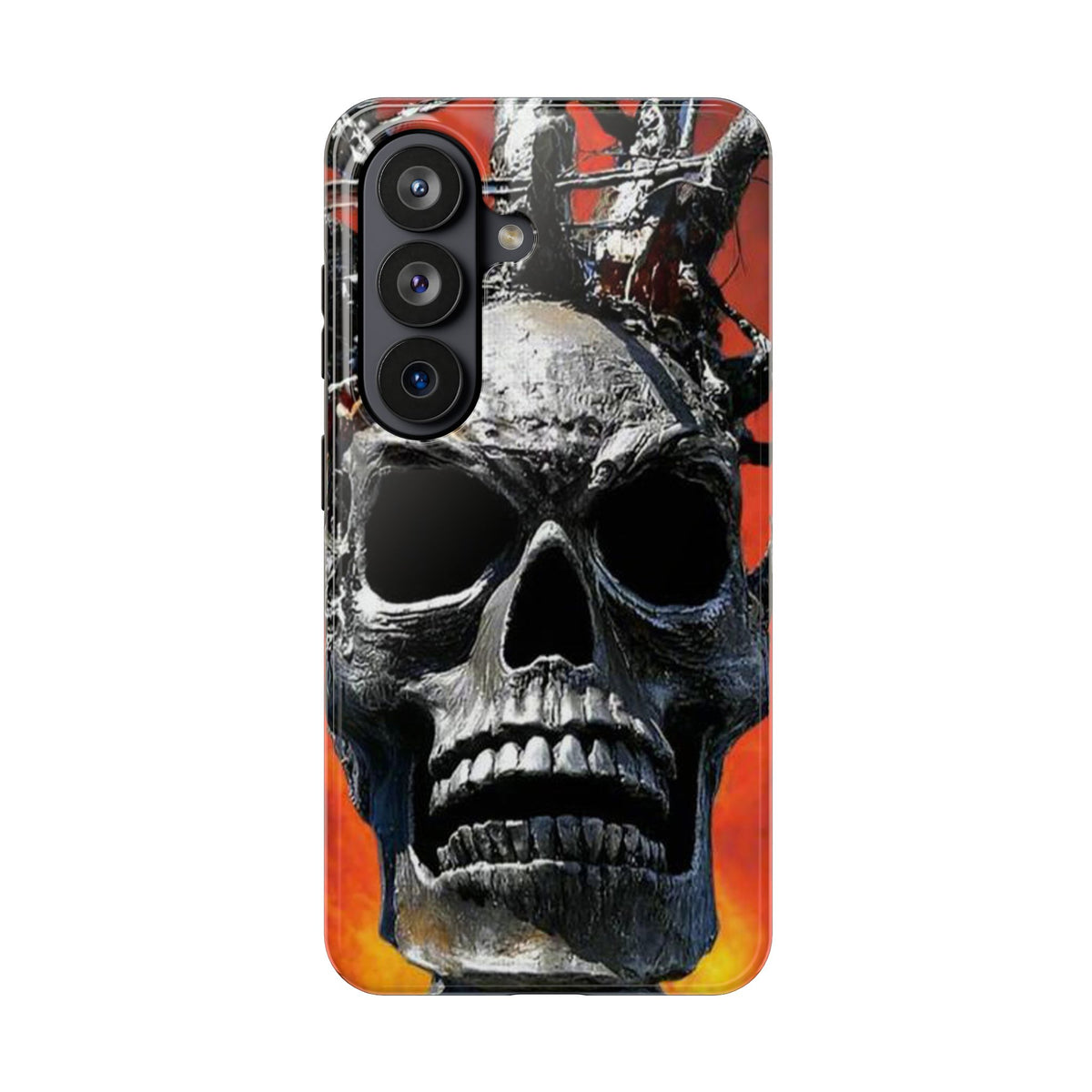 Skull Warrior Inferno Stare (v1) - Tough Phone Cases