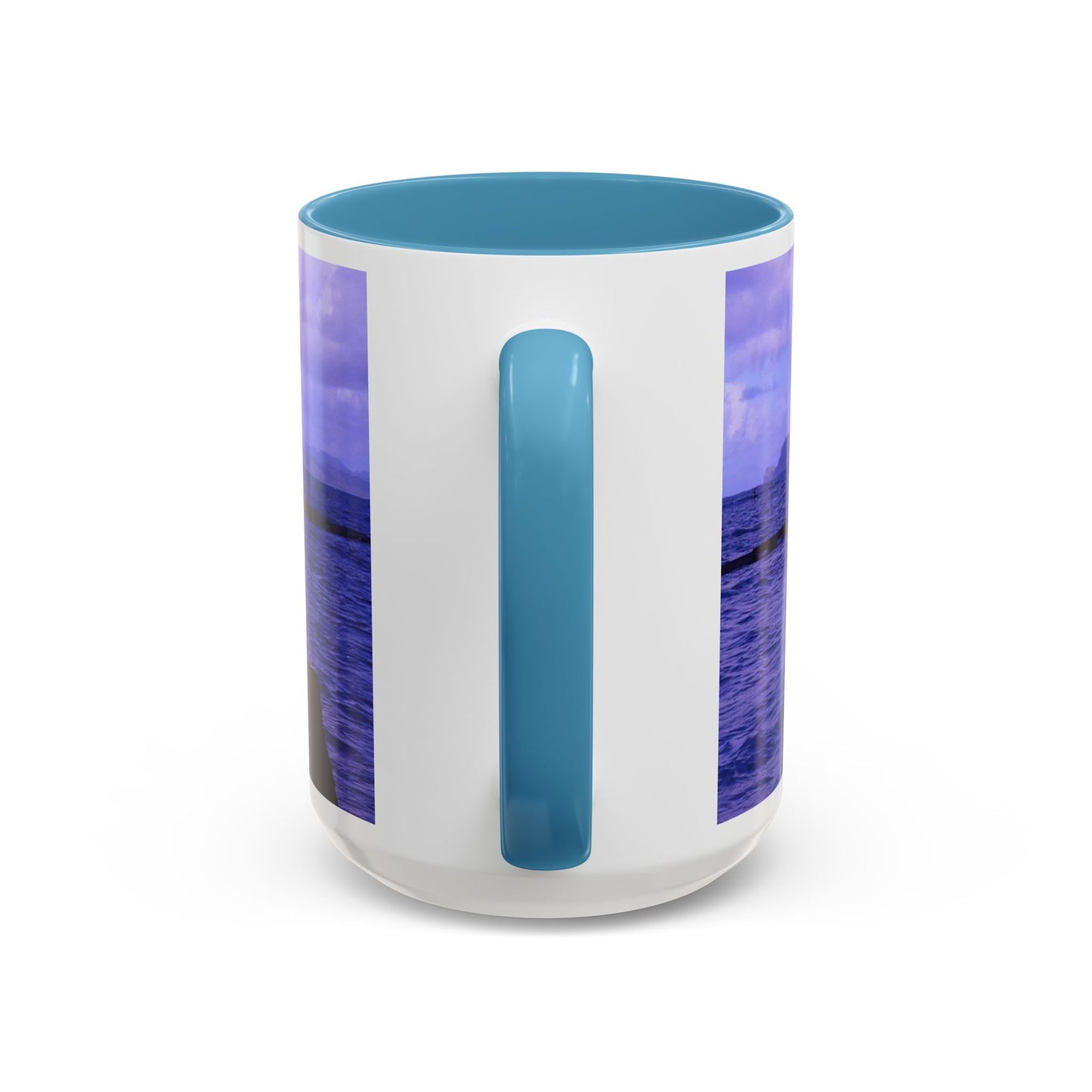 Wade To Chinaman's Hat - Accent Coffee Mug (11, 15oz)