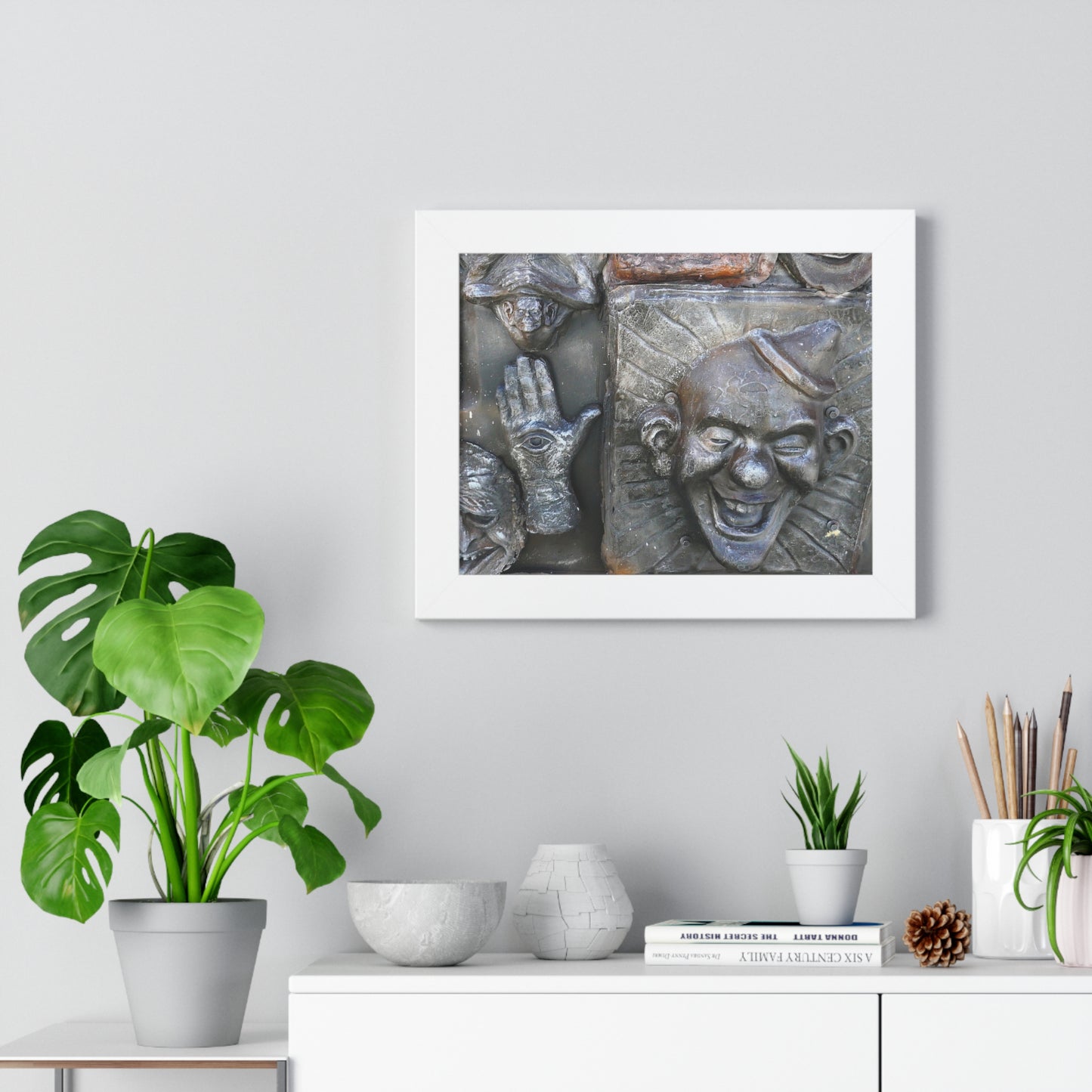 Cosmic Laughter - Framed Horizontal Poster