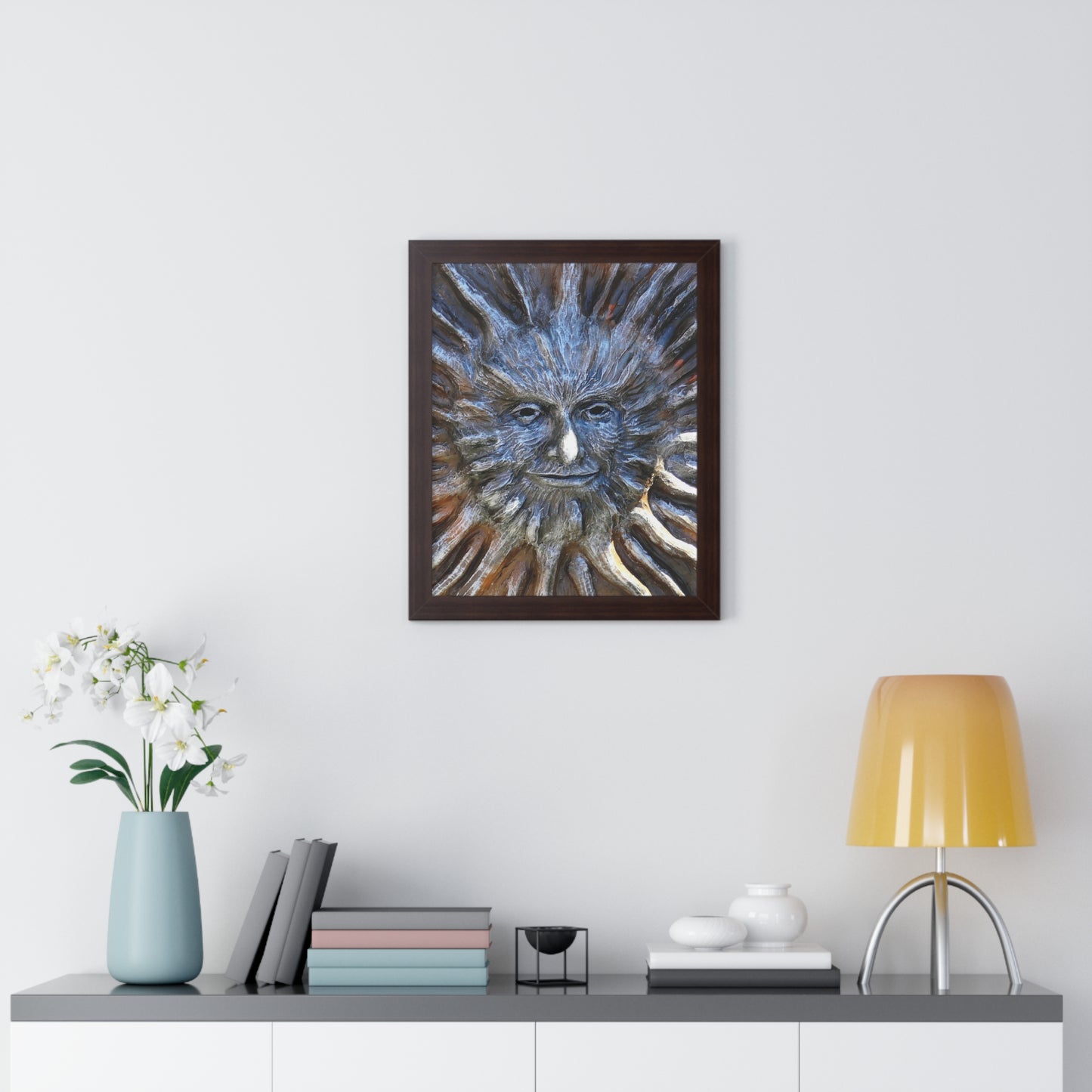 Sun God - Framed Vertical Poster