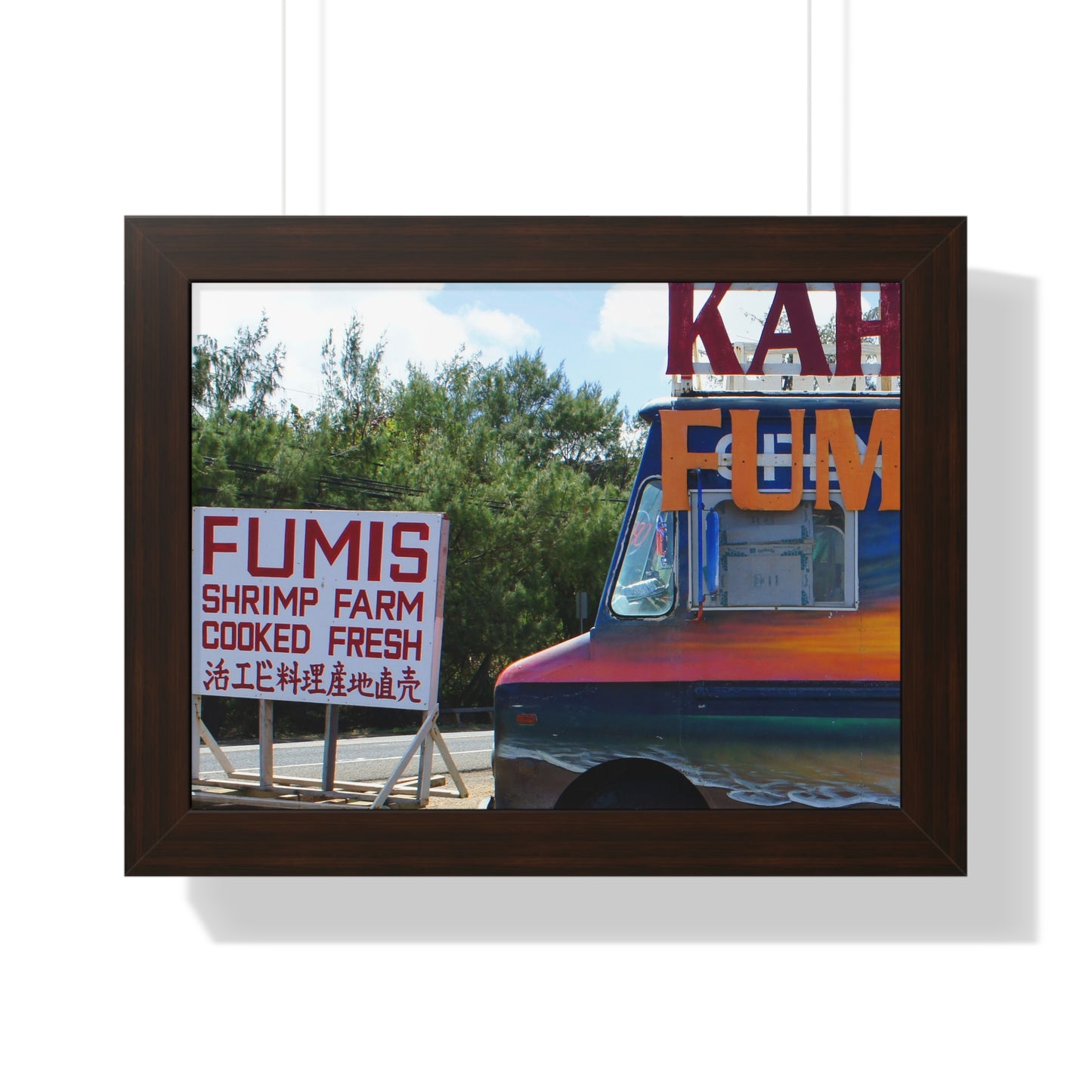 Aloha Keanu - Framed Horizontal Poster