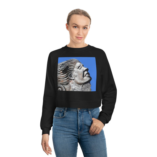 Nymph Beauty - Women's Cropped Fleece Pullover - Fry1Productions