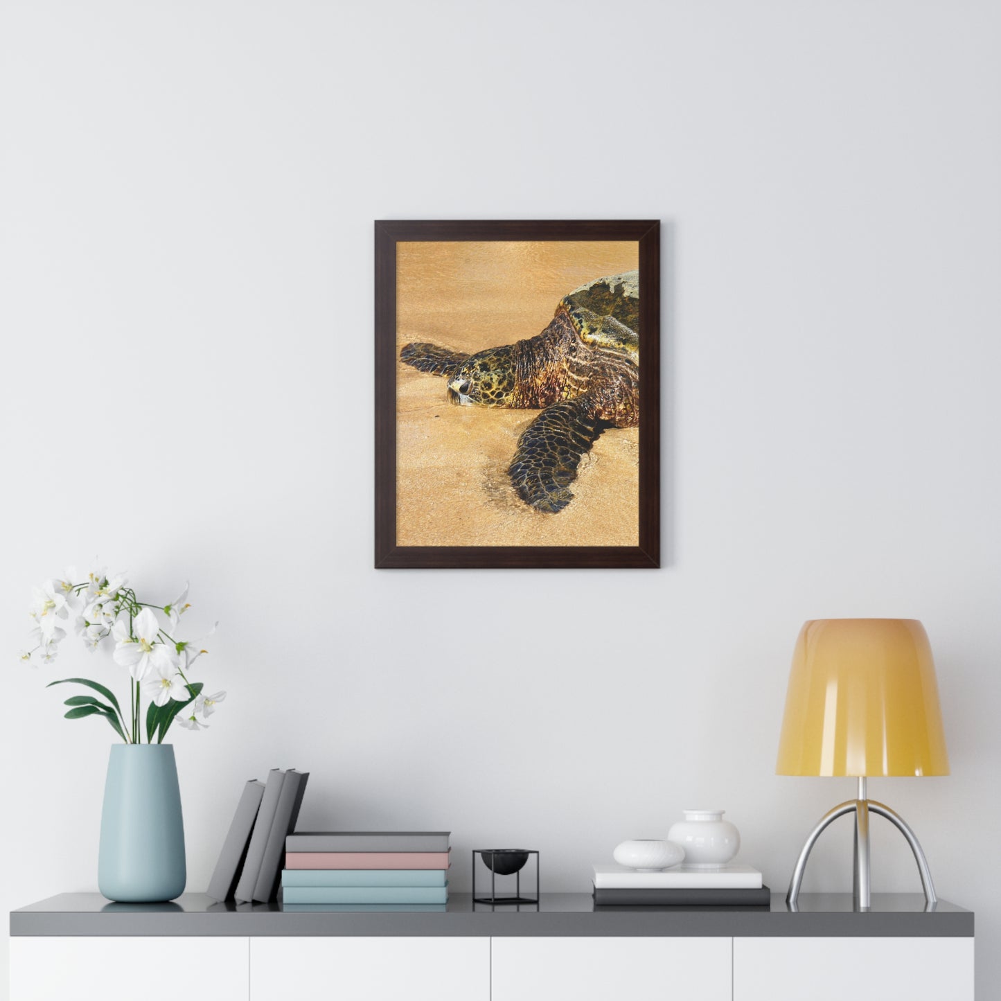 Glistening Journey - Framed Vertical Poster