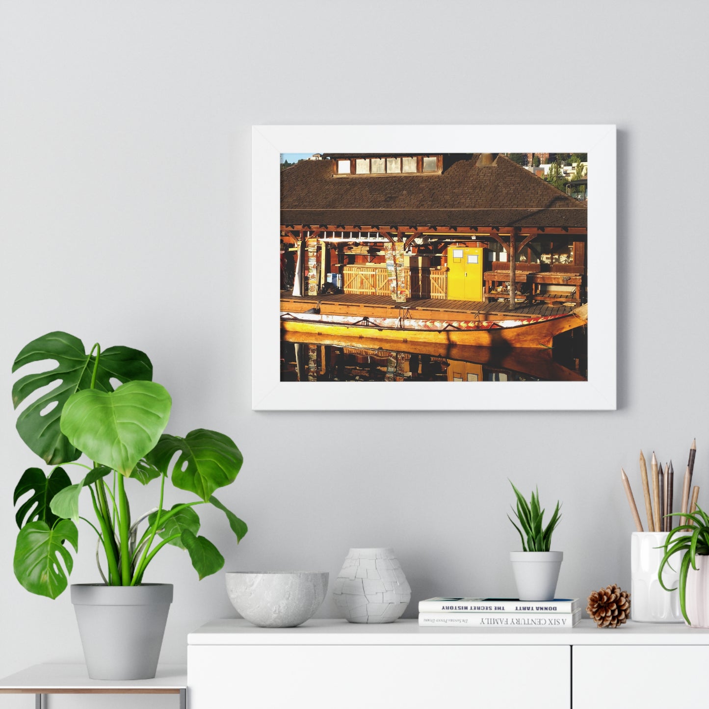 Q'il'bid Awe - Framed Horizontal Poster