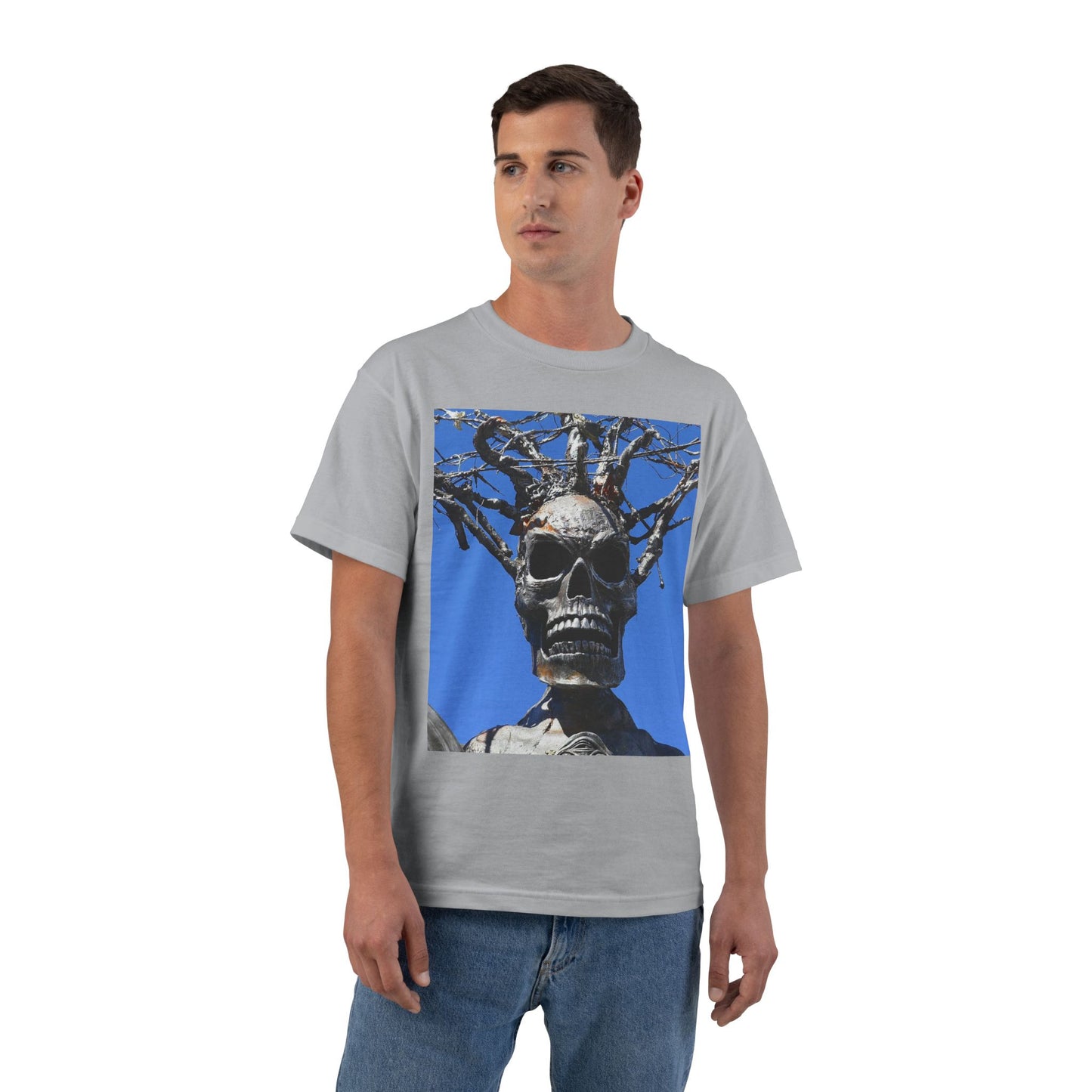 Skull Warrior Stare - Beefy-T  Short-Sleeve T-Shirt