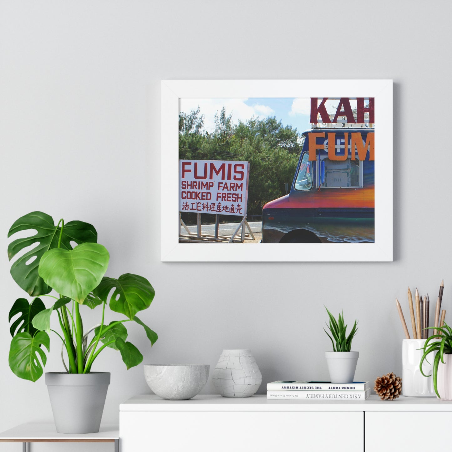 Aloha Keanu - Framed Horizontal Poster