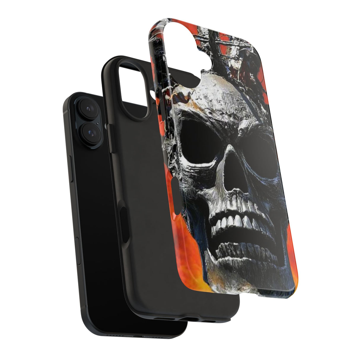 Skull Warrior Inferno Stare (v1) - Tough Phone Cases