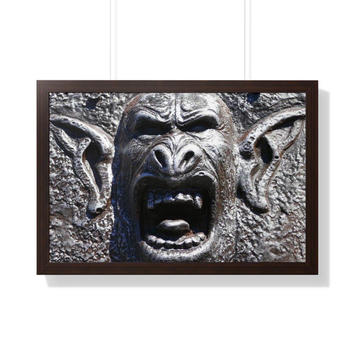 Frenzy Scream - Framed Horizontal Poster