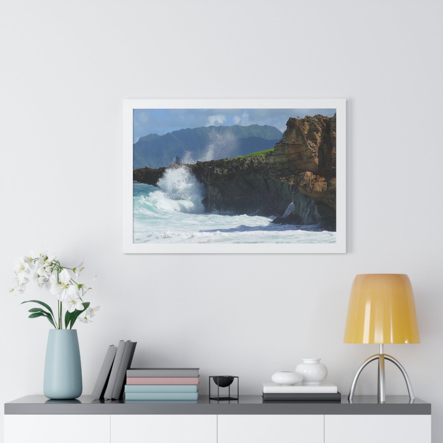 Rockin Surfer's Rope - Framed Horizontal Poster