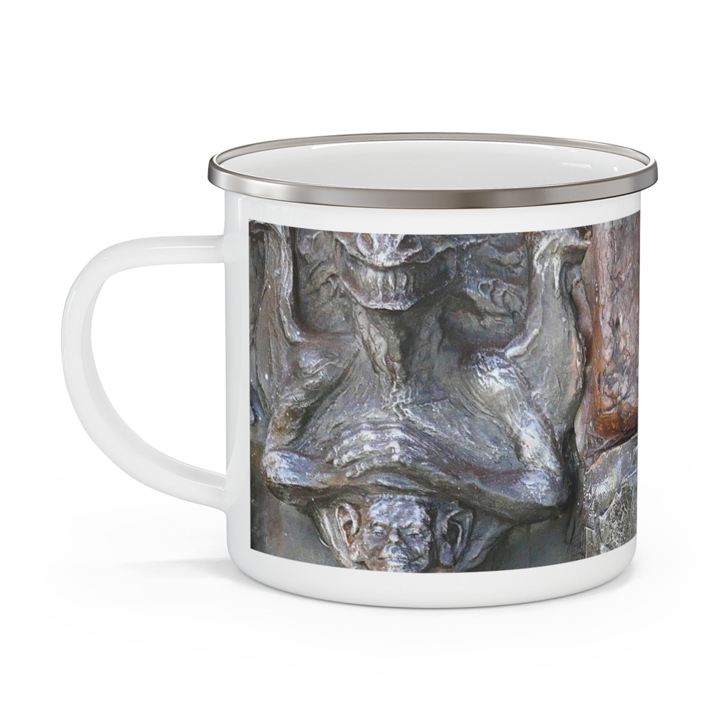 Cosmic Laughter V2 - Enamel Camping Mug 12oz
