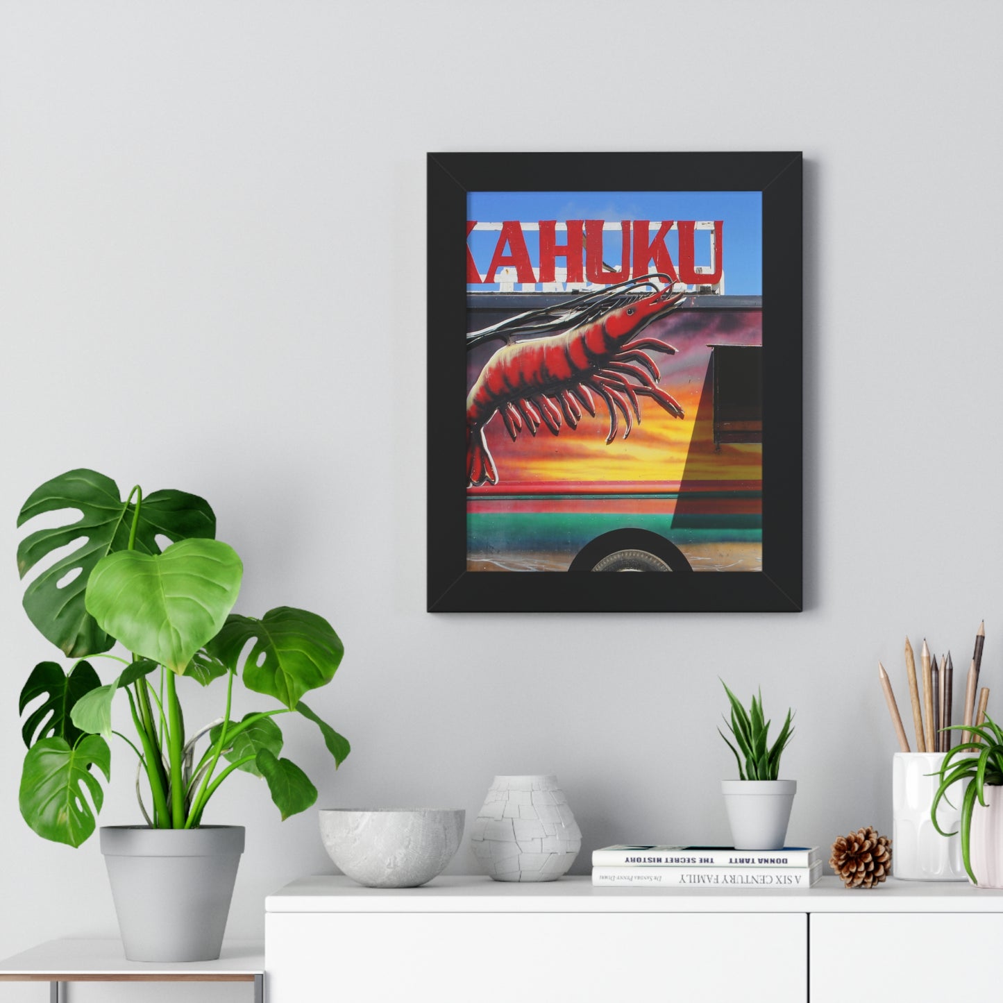 Kahuku Kai - Framed Vertical Poster