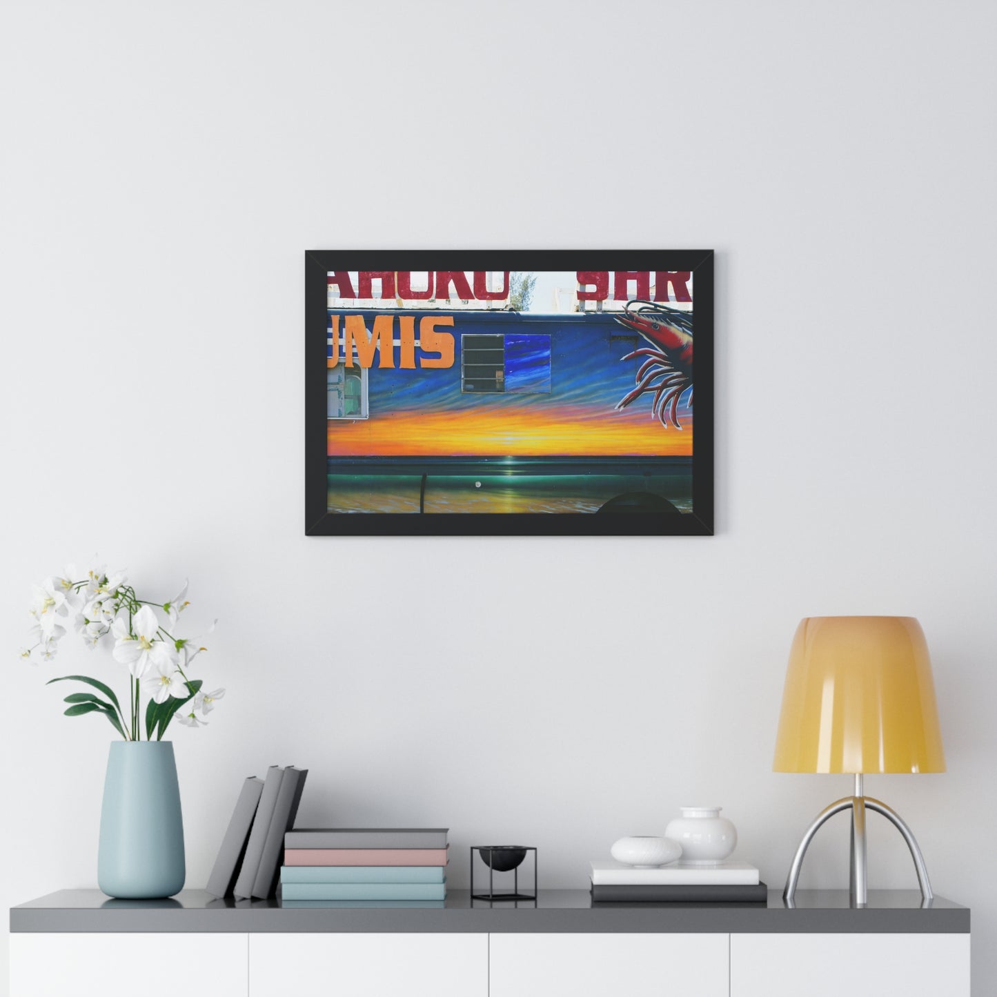 Fumis Aloha - Framed Horizontal Poster