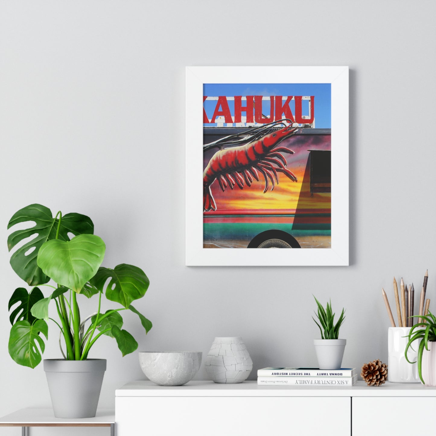 Kahuku Kai - Framed Vertical Poster