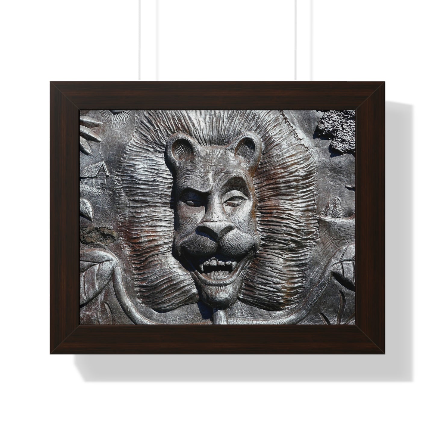 Lion's Friends Forever - Framed Horizontal Poster