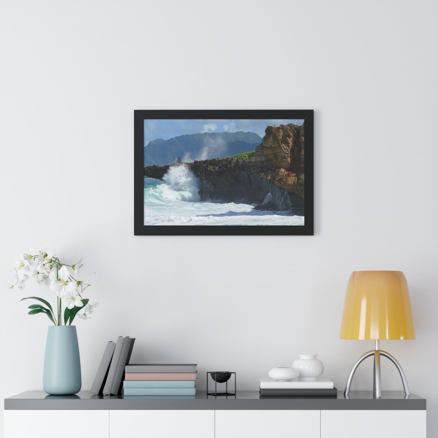 Rockin Surfer's Rope - Framed Horizontal Poster