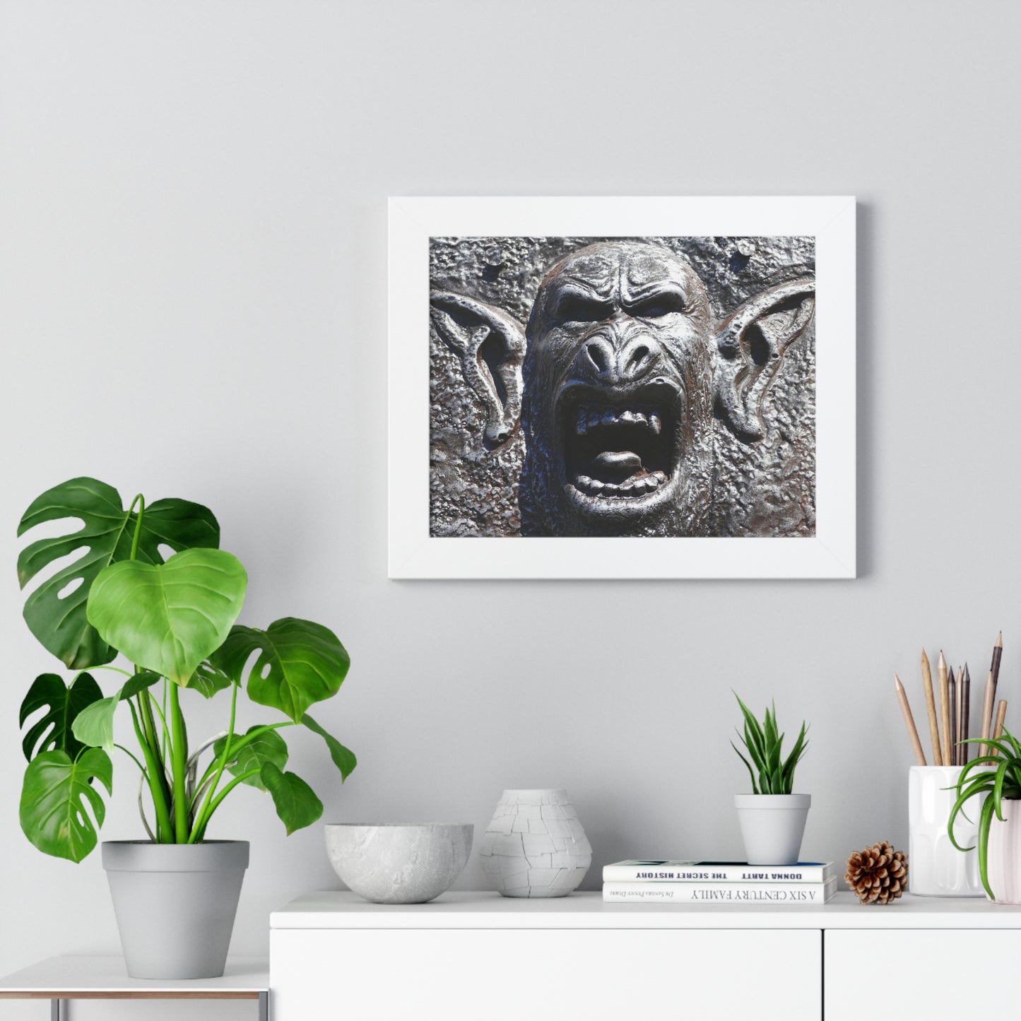 Frenzy Scream - Framed Horizontal Poster