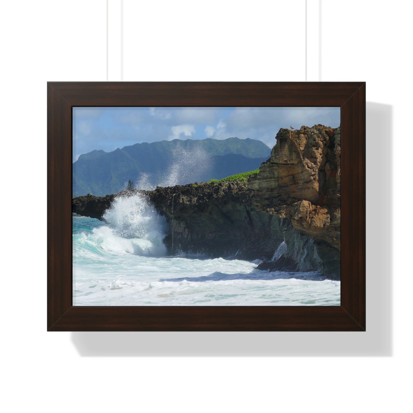 Rockin Surfer's Rope - Framed Horizontal Poster