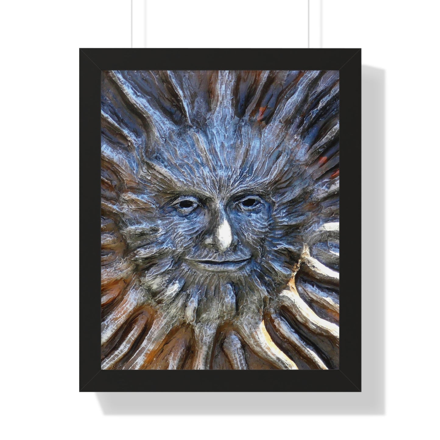 Sun God - Framed Vertical Poster