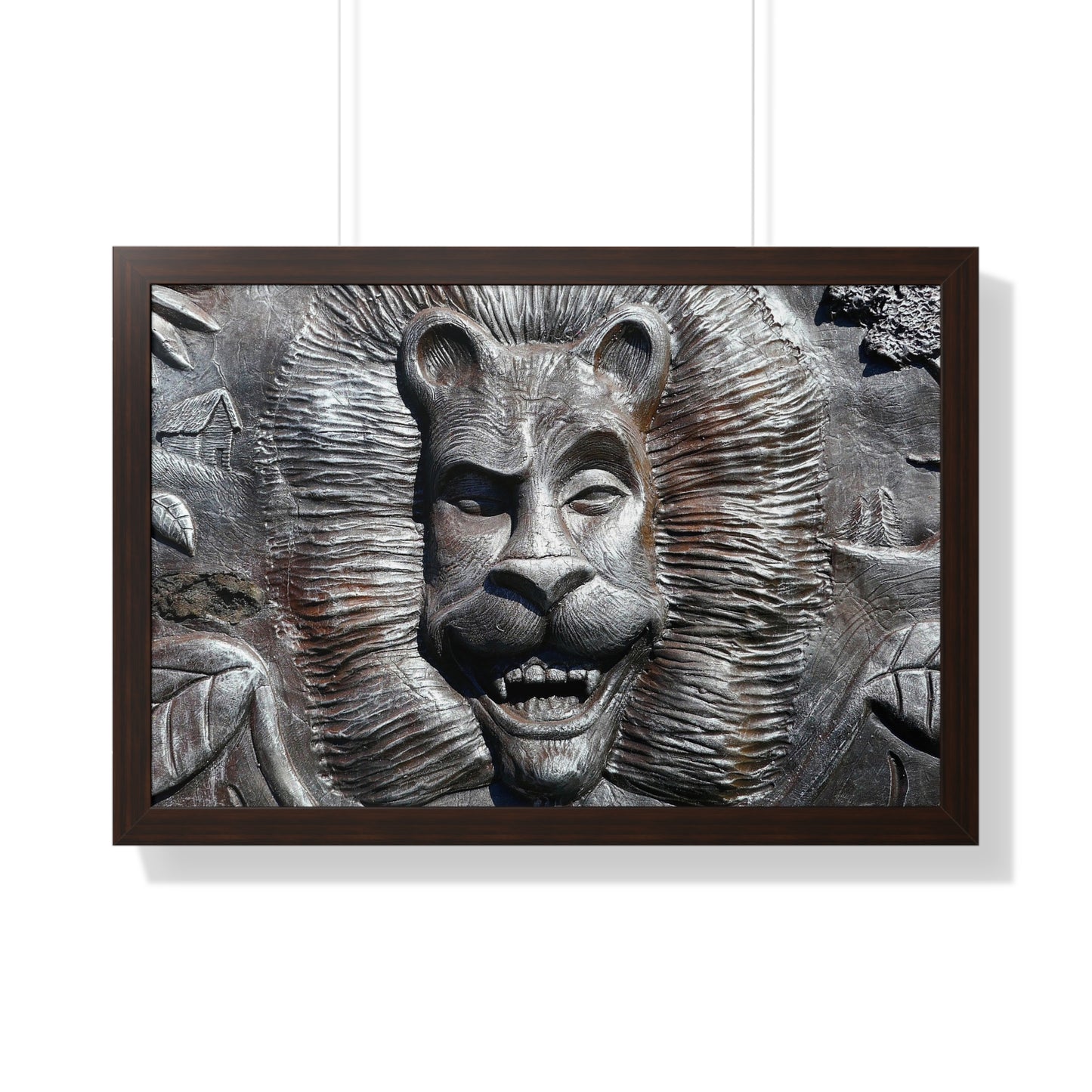 Lion's Friends Forever - Framed Horizontal Poster