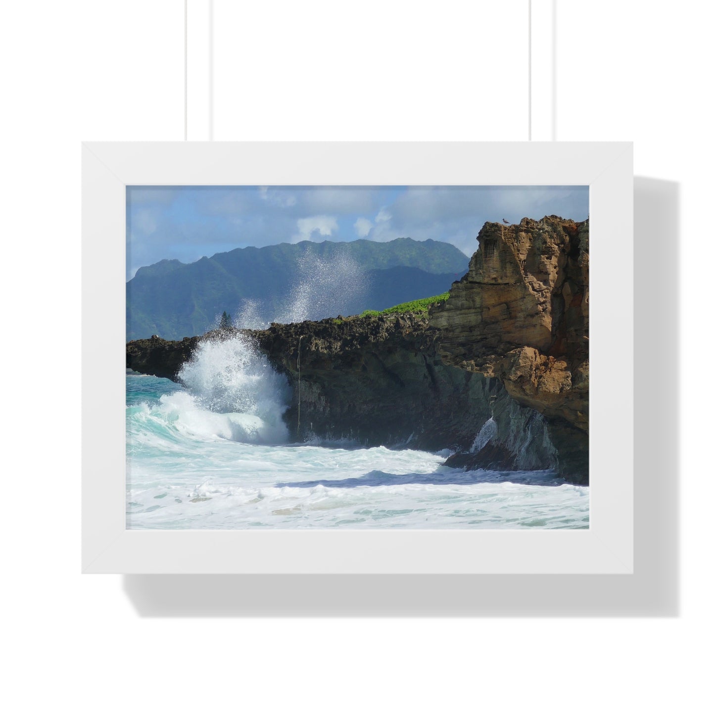 Rockin Surfer's Rope - Framed Horizontal Poster