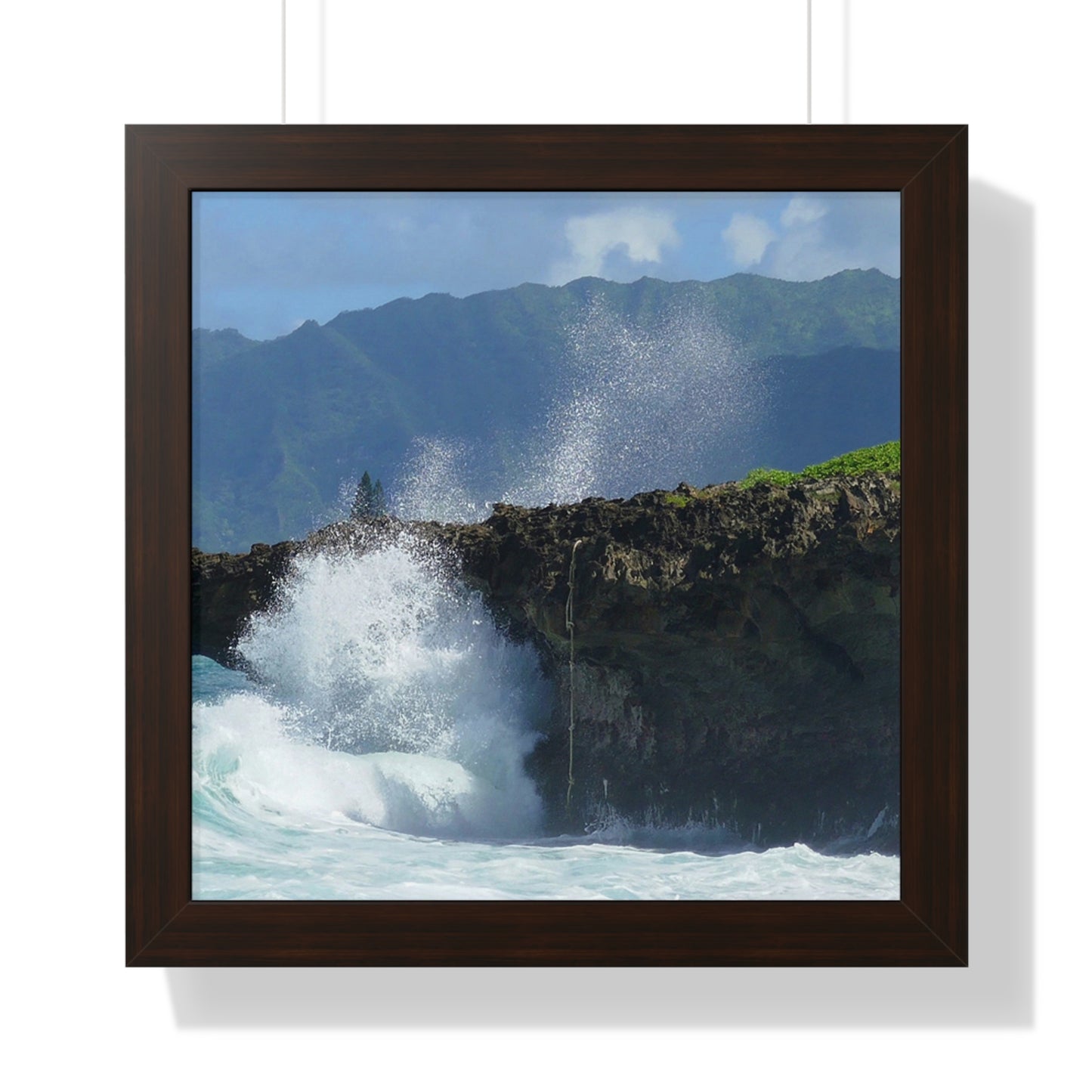 Rockin Surfer's Rope - Framed Vertical Poster