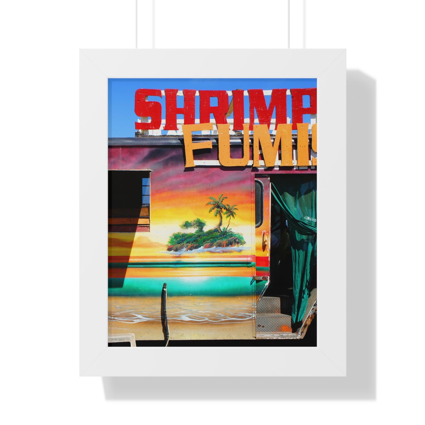 Island Love - Framed Vertical Poster