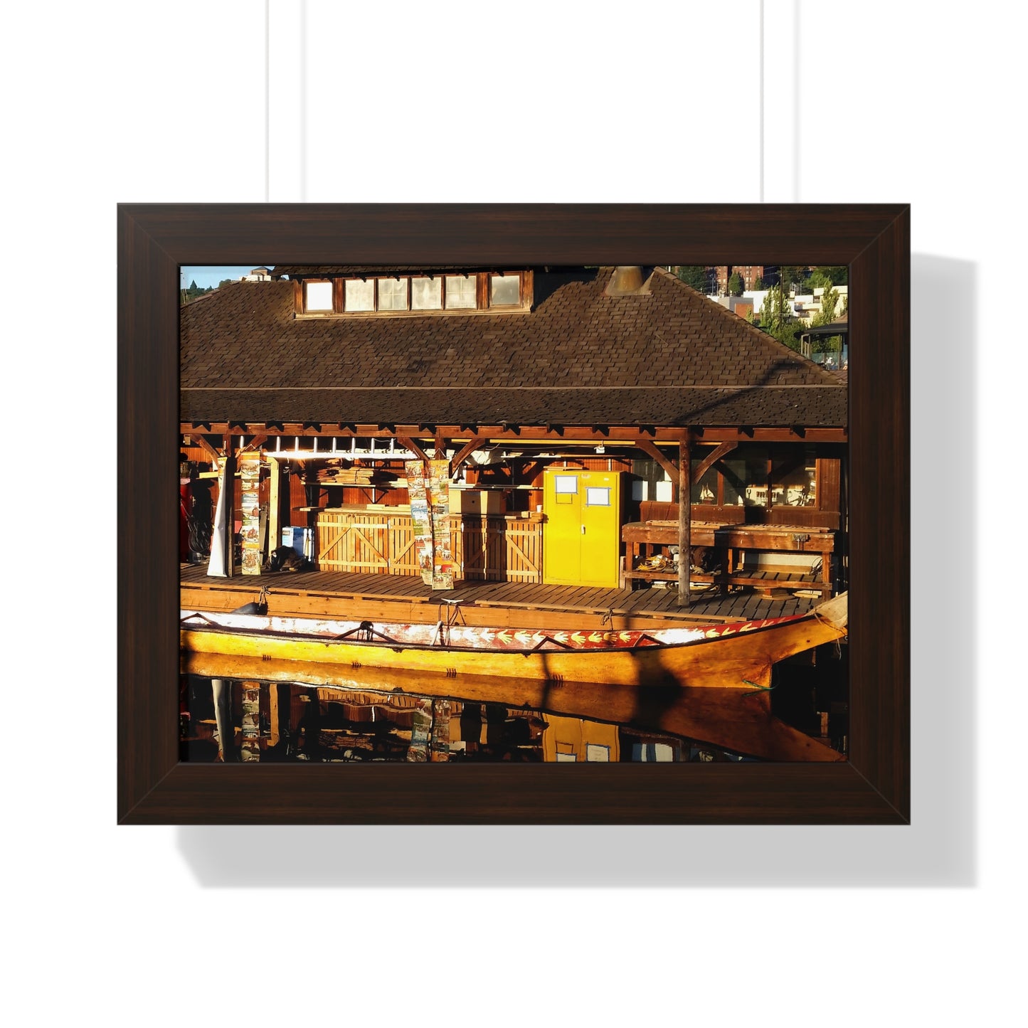 Q'il'bid Awe - Framed Horizontal Poster