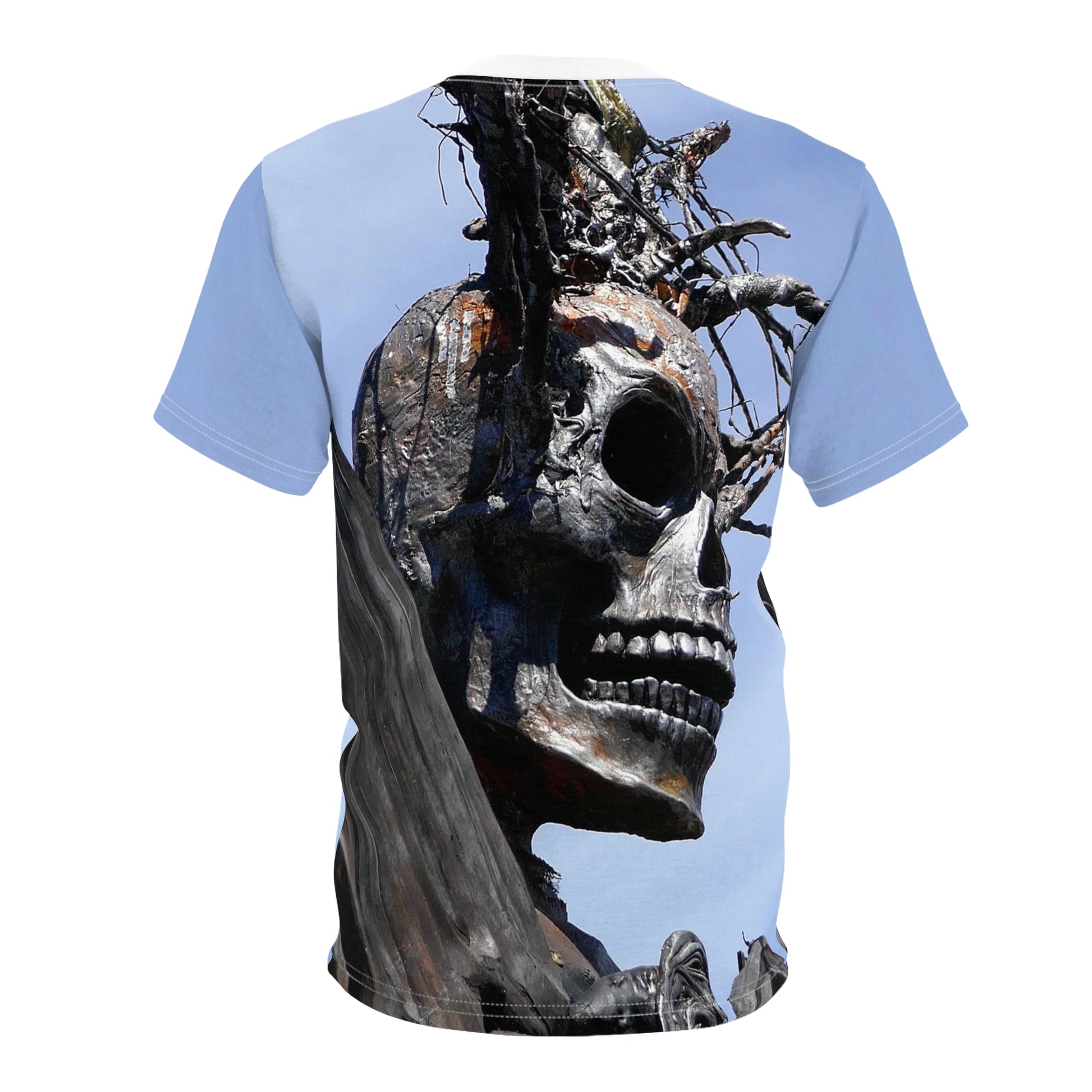 Skull Warrior - Unisex Cut & Sew Tee (AOP) - Fry1Productions