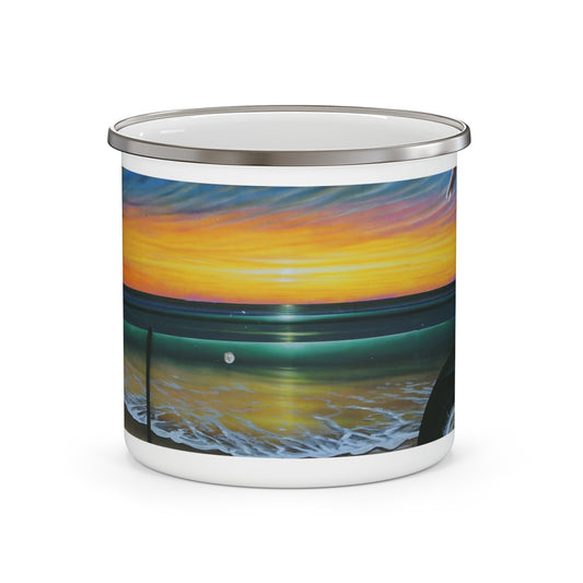 Fumis Aloha - Enamel Camping Mug 12oz